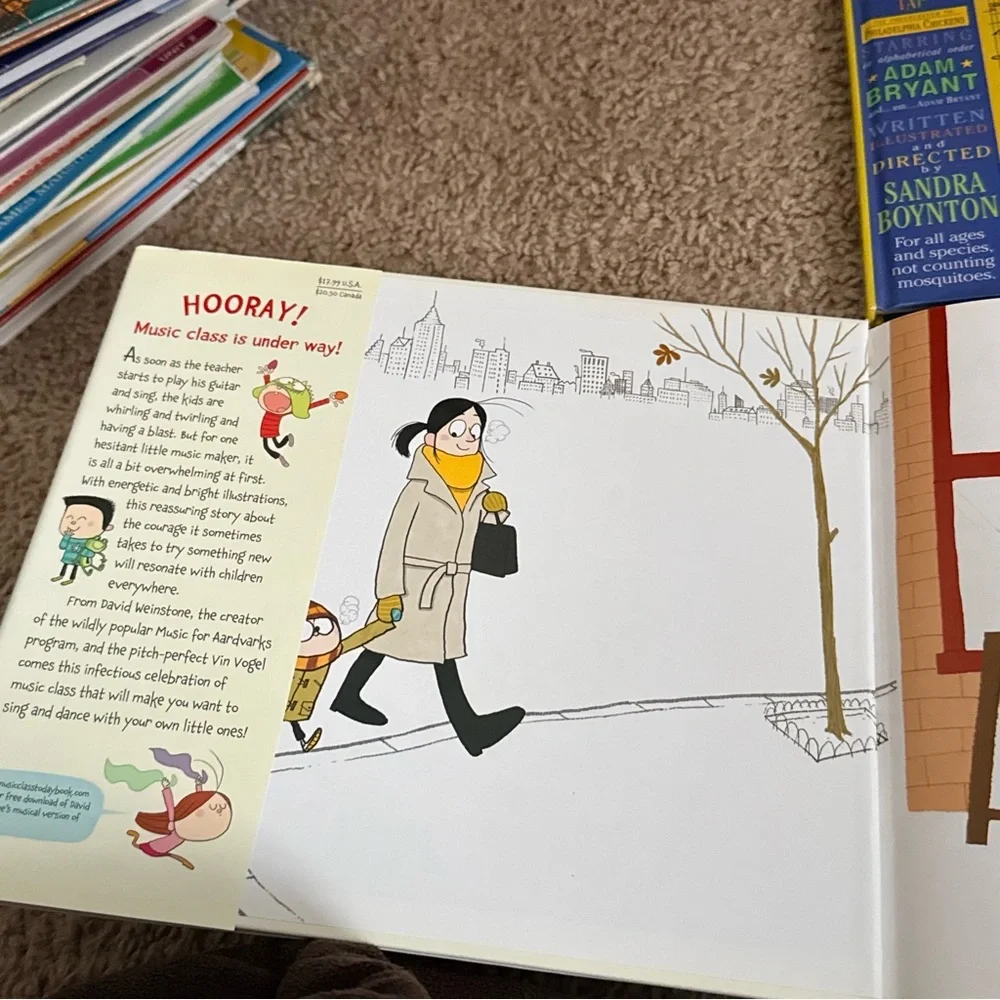 Kids Music Books Bundle RhinoceRoStar & Music Class Today Hardcover Childrens